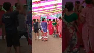 Pankha pankha dj dancedj dance durga Puja  dance song comedy [upl. by Atselec]