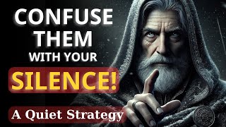 Confuse Them With Your SILENCE  A Quiet Strategy  Stoicism Lessons [upl. by Clifford498]