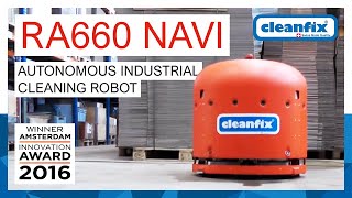 RA660 Navi  Industrial cleaning robot  Cleanfix [upl. by Isabeau]