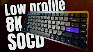 True Overkill Low profile Nuphy Air75HE 8k Magnetic Hall Effect Mechanical Keyboard Review [upl. by Elburt]