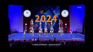 Senior Elite Cheerleading Worlds 2024 Semis [upl. by Arbba945]