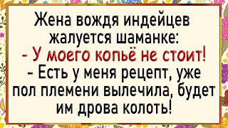 У вождя индейцев не стоит Сборник смешных анекдотов Юмор [upl. by Oppen]