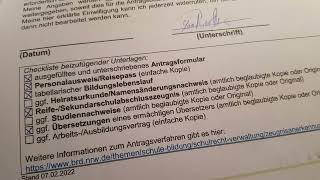 كيفاش ندير Anerkennung للباك أو أي شهادة مدرسية من المغرب في ألمانيا 2022 [upl. by Ailed962]