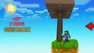 Building An Exp Farm In Minecraft Oneblock ❤ [upl. by Esimaj]