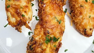 Parmesan crusted air fryer chicken tenders [upl. by Atinrahc364]