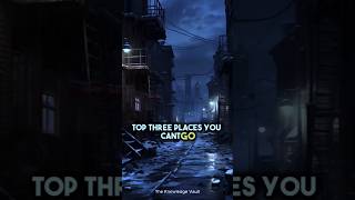 Top 3 places you cant EVER go  ⚠️⛔️ shortvideo viralvideo story [upl. by Airemahs818]