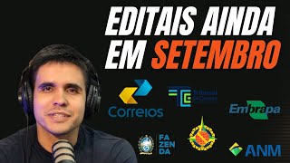 Concurso Público quais editais ainda podem sair em setembro de 2024 [upl. by Trainer714]