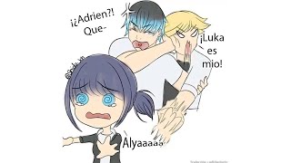 Lukadrien mini comics en español lukaxadrien boyslove yaoi miraculousladybug [upl. by Elitnahc]