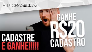 ⚡ CADASTRE e GANHE 20 REAIS  APP Pagando no Cadastro 2023  PROMOÇÃO TOP [upl. by Monagan]