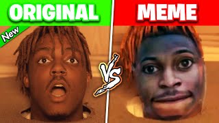 POPULAR RAP SONGS vs MEME VERSIONS [upl. by Elagibba]