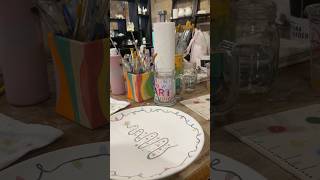 Pottery Painting pottery painting paintingideas dayinmylifevlog dayinthelife vlog lifestyle [upl. by Nessah]