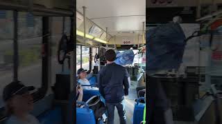 Guy brings hammock on a public bus [upl. by Pascasia656]