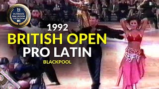 1992 British Open Professional Latin  Blackpool [upl. by Gherlein]