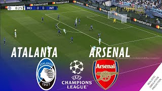 Atalanta vs Arsenal  2024 Champions League  Full Game ⚽ eFootball simulation [upl. by Gearalt]