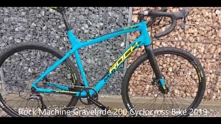 Rock Machine Gravelride 200 Disc Cyclocross Bike 2019 [upl. by Nowahs]