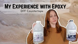 First time using Stone Coat Epoxy to DIY my counters  Kitchen Makeover ep 3 [upl. by Humfried]