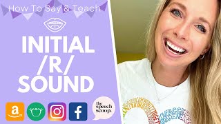 HOW TO SAY THE quotRquot SPEECH SOUND At Home Speech Therapy for quotRquot Sound  When R Sounds like W [upl. by Oludoet]