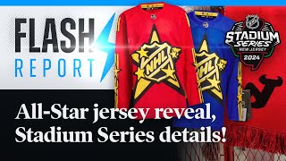 🌟 FLASH 2024 AllStar Jerseys Revealed  Stadium Series Details [upl. by Tarrah379]