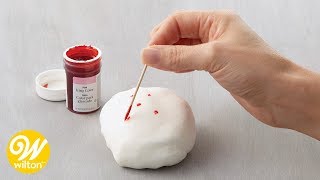 How to Color Fondant  Wilton [upl. by Arimihc]