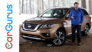 2017 Nissan Pathfinder  CarGurus Test Drive Review [upl. by Cristi83]