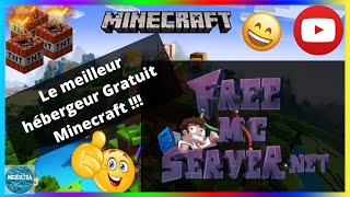 Le meilleur hébergeur gratuit Minecraft du monde  Freemcserver [upl. by Jeffrey966]