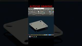 AUTOCAD DRAWING  PRACTISE DRAWING CONVERT 2D TO 3D [upl. by Ennaesor]