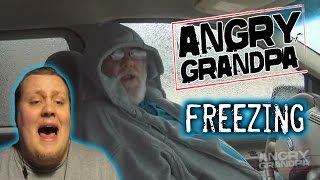 ANGRY GRANDPAS FREEZING REACTION [upl. by Aksehcnarf]