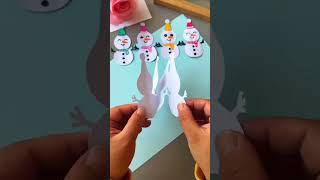 Snowman trending trendingreels viral viralvideos craft christmas preschool teacher follow [upl. by Demitria426]