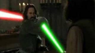 Princess Bride Lightsaber Battle [upl. by Amiel435]