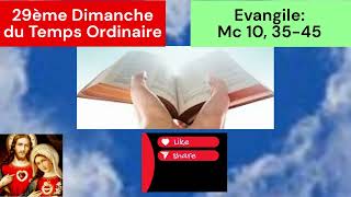 Messe 20 octobre 24 Temps Ordinaire 29ème Dimanche Evangile [upl. by Tarsus]