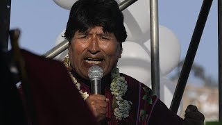 Tentative dassassinat contre Evo Morales en Bolivie  14 coups de feu tirés sur sa voiture [upl. by Einoj]