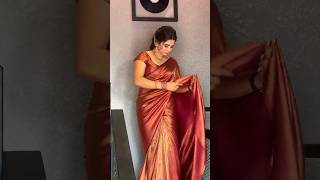 Viranika Shetty New Instagram reels video  Sandalwood heroine Viranika Shetty beautiful in saree [upl. by Derayne]