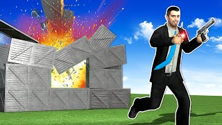 BUILDING A BASE AGAINST MY FRIENDS  Garrys Mod Base Battle [upl. by Alva779]