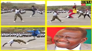 SEE THE DRAMATIC NYS TAEKWONDO MOVES THAT IMPRESSED PRESIDENT RUTO TODAY AT PASSOUT PARADE [upl. by Annelise771]