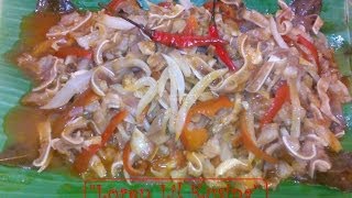 Bopis Tenga ng Baboy  Pig Ears  Filipino Recipe [upl. by Isawk]