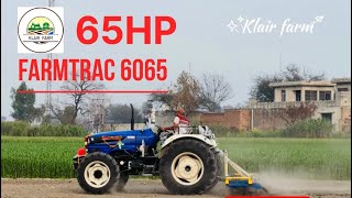 🚜klair farm🚜FARMTRAC 6065 CRDI 4x4 65HP [upl. by Clyve]