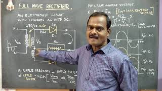 Full wave rectifier WORKING IN TAMIL [upl. by Thackeray198]