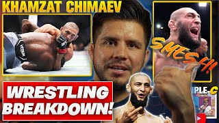 SMESH How To Stop Khamzat Chimaev Henry Cejudo Breaks Down Film Of UFCs Most DOMINANT Wrestler [upl. by Yhtrod]