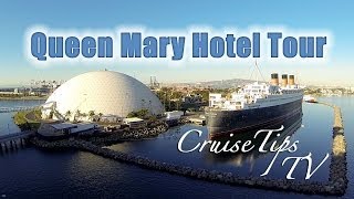 Queen Mary Ship Hotel Tour  Cruise Tips TV [upl. by Valenka]