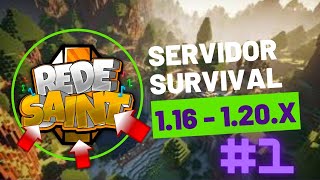 Servidor de Survival 1165  120X  REDE SAINT EP 1  FARMS [upl. by Hairahcaz393]