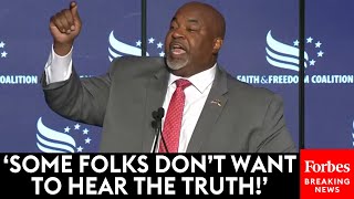 In A World Of Outright Lies Mark Robinson Does Not Hold Back At RNCAdjacent Faith Event [upl. by Nnylaf]