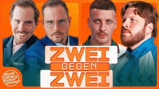 ZWEI gegen ZWEI  Felix Lobrecht amp Finch vs Dennis amp Benni Wolter [upl. by Antonin708]