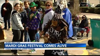 Eunice holds Mardi Gras festival that includes traditional courir [upl. by Bautista]