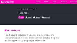 DrugBank Database Bioinformatics Tutorial  Bioinformatics Practical to get drug target info [upl. by Toffey]