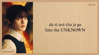 NCT DREAM UNKNOWN Easy Lyrics [upl. by Ahsenad]