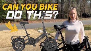 Exploring the City DYU C3 14Inch Folding Electric Bike Full Review [upl. by Devin186]