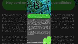 Atentos con BITCOIN hoy viernes 27 de septiembre bitcoin bitcoinnews noticiasfinancieras [upl. by Karol]