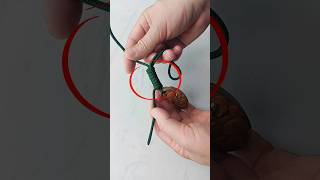 ⚠️ Knot to Know 🪢 The small hanging knot tying method is very beautiful and practical knot [upl. by Norek]