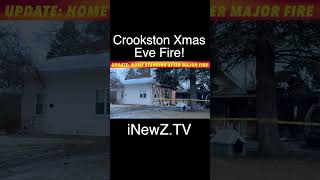 UPDATE Crookston Home Still Standing After Major Christmas Eve Fire [upl. by Neelrad735]