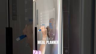 WEEKLY MEAL PLANNER planner organization home homehacks amazon amazonhome organizedhome [upl. by Elleniad]